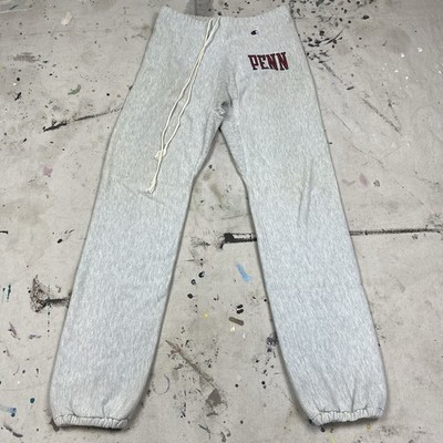 Vintage 80s Champion Reverse Weave Warmup University PENN Sweatpants Mens Large