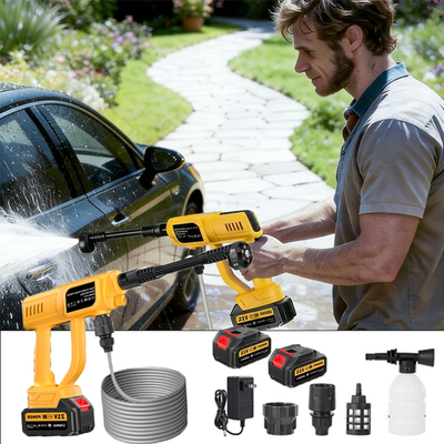 #ad Wireless High Pressure Car Washer Portable Car Wash Cleaner Machine Water Gun $56.99