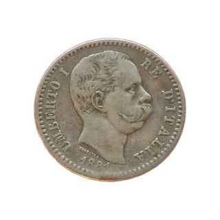Regno D'italia Moneta 2 Lire 1881 Umberto I Argento