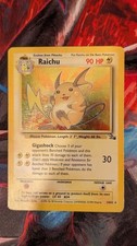 Pokemon Raichu 14/62 Fossil Holo Rare on eBay