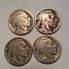 4 BUFFALO NICKELS    1916-S 1918  1923-S 1925-S H-30