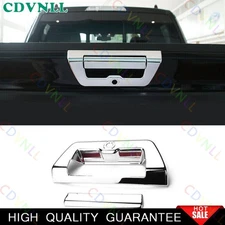 For Ford F150 F-150 2015-2020 Chrome Silver Trunk Tailgate Door Bowl Cover Trim