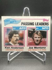 1982 Topps - Passing Leaders Joe Montana, Ken Anderson #257