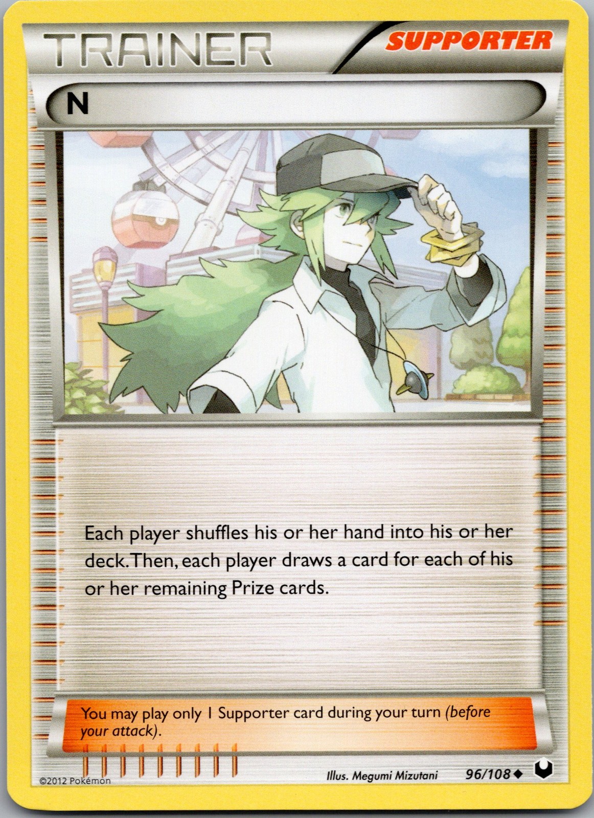 N (Supporter) Uncommon Dark Explorers 96/108 NM