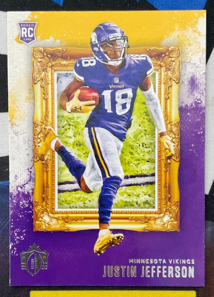 2020 Panini Chronicles Gridiron Kings FB #GK-13 Justin Jefferson Rookie Card