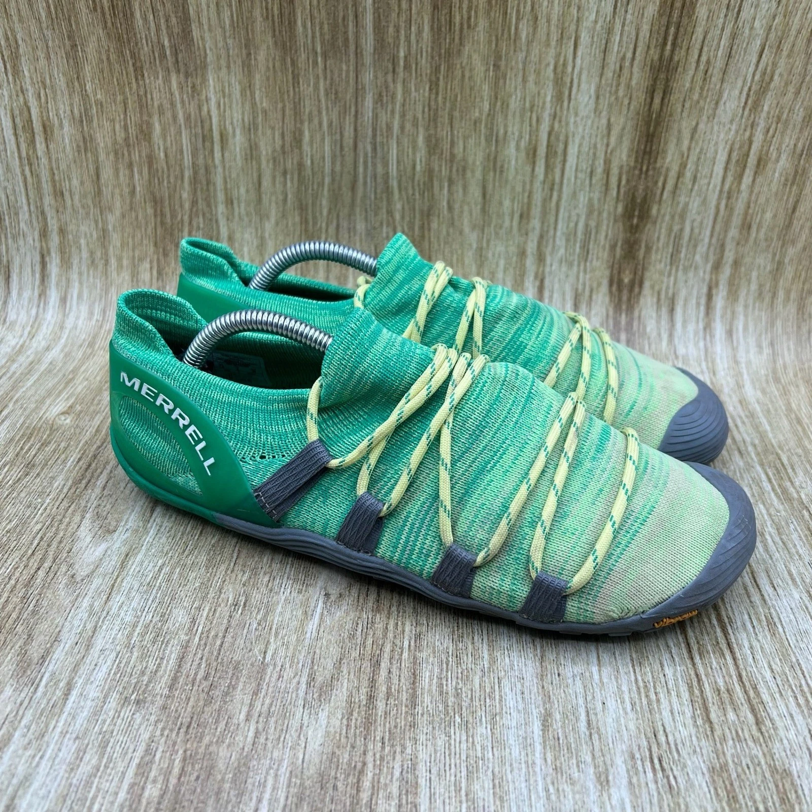 Merrell Vapor Glove 4 Women's Size 7.5 Sunny Lime Beetle Running Shoes J52510