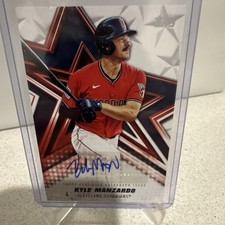 Topps 2026 Series 1 Baseball Stars Kyle Manzardo BSA-KM Guardians Auto