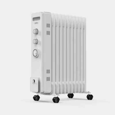 Vonhaus - 2500W Ölheizkörper, 11 Lamellen - Heizung mit Timer & Thermostat