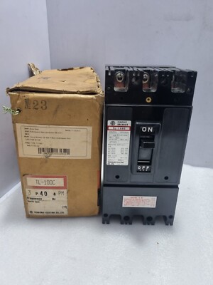 Terasaki Electric TL-100C Circuit Breaker 3P 40A PM AC600V DC250V