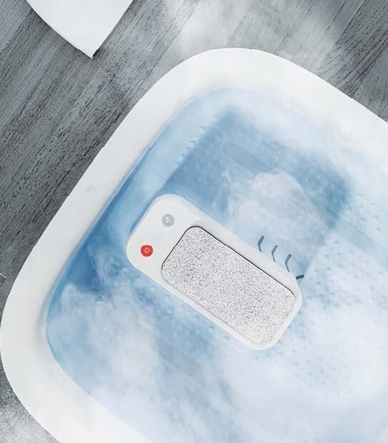 Sharper Image Foot Bath Soothe With Heated Massage Electric Soak