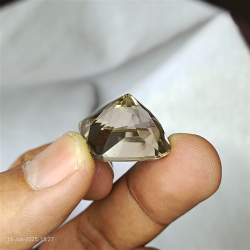 50 Carats Natural Golden Topaz Loose Gemstone for Pendant Jewelry Making - Picture 7 of 16