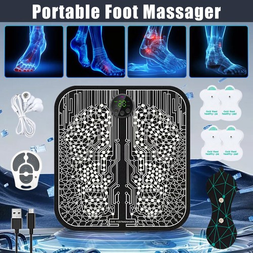 Elektrisches Fußmassagegerät Blutmuskelzirkulations Pad Linderung Schmerzen NEU - Picture 11 of 22