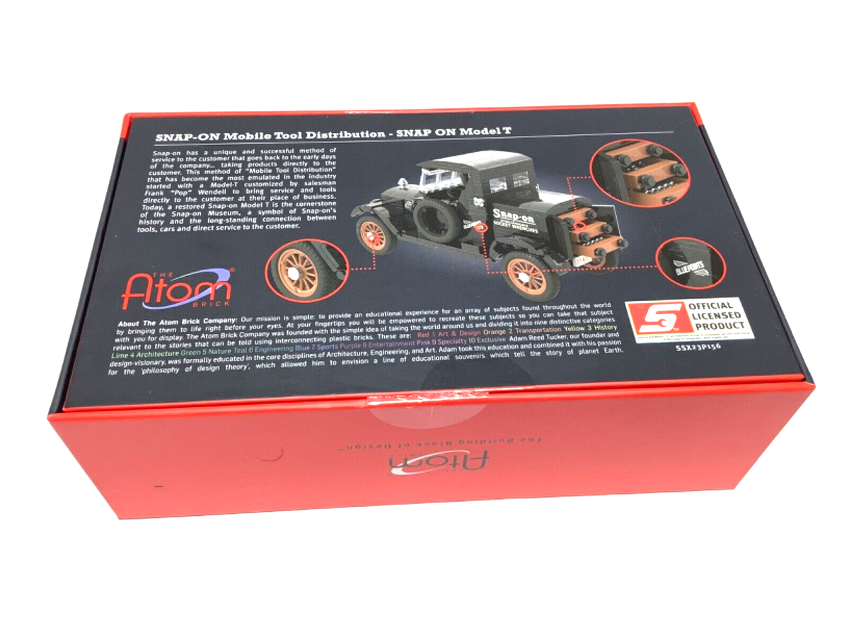 snap-on スナップオン ミニカー フォード モデルT FORD T型 New Snap-on™ The Atom Brick Model T SSX23P156 Vintage Car