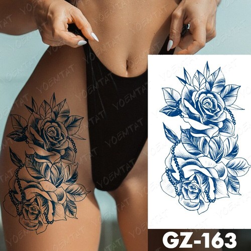 Semi Permanent Temporary Tattoos Womens Mens Waterproof Tattoo Long Lasting UK - Picture 146 of 173