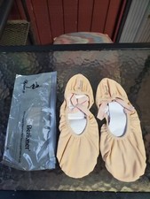 Bezioner Girls Canvas Ballet Shoes Slipper for Women, Yoga Size 43 Light Pink