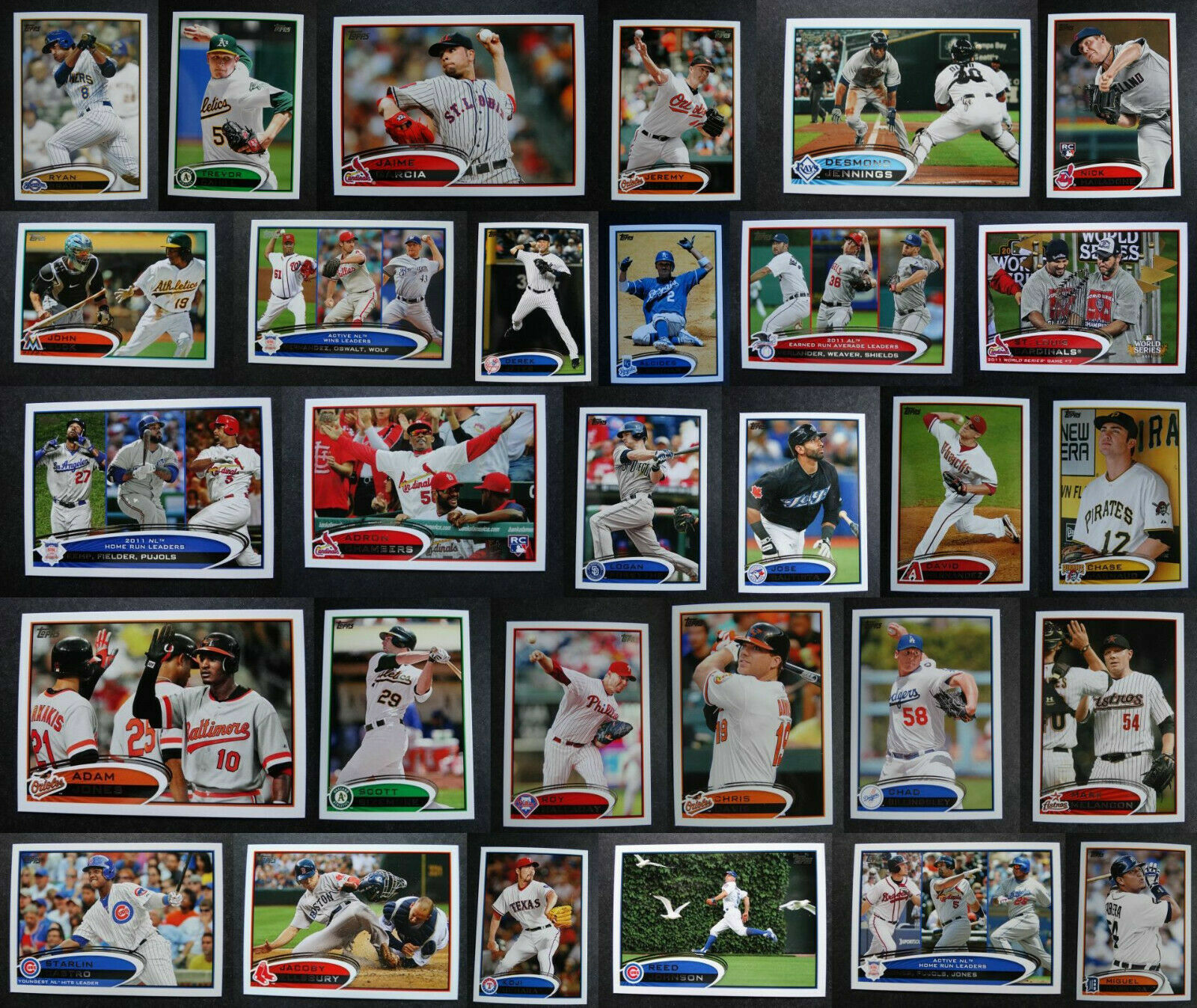2012 Topps Baseball Cards Complete Your Set U You Pick From List 1-220