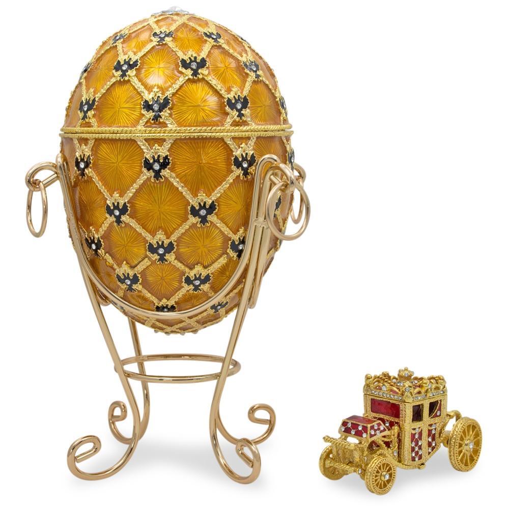 1897 Coronation Royal Imperial Metal Easter Egg 7 Inches eBay