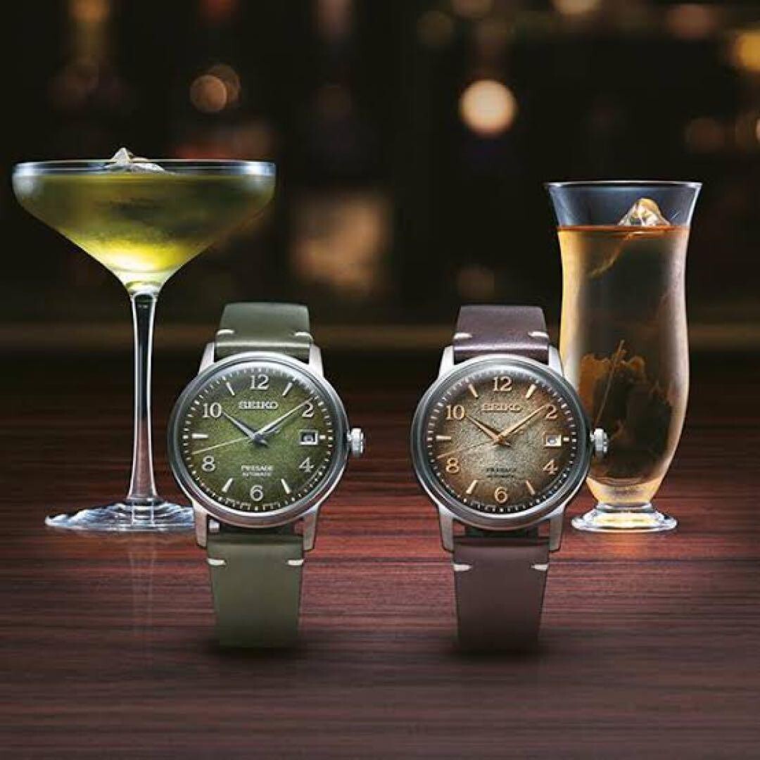 SEIKO Presage 限定版 時計　プレサージュ　sary181 緑　抹茶 SEIKO/セイコー】 プレザージュ カクテルタイム 「洛」 STAR-BAR