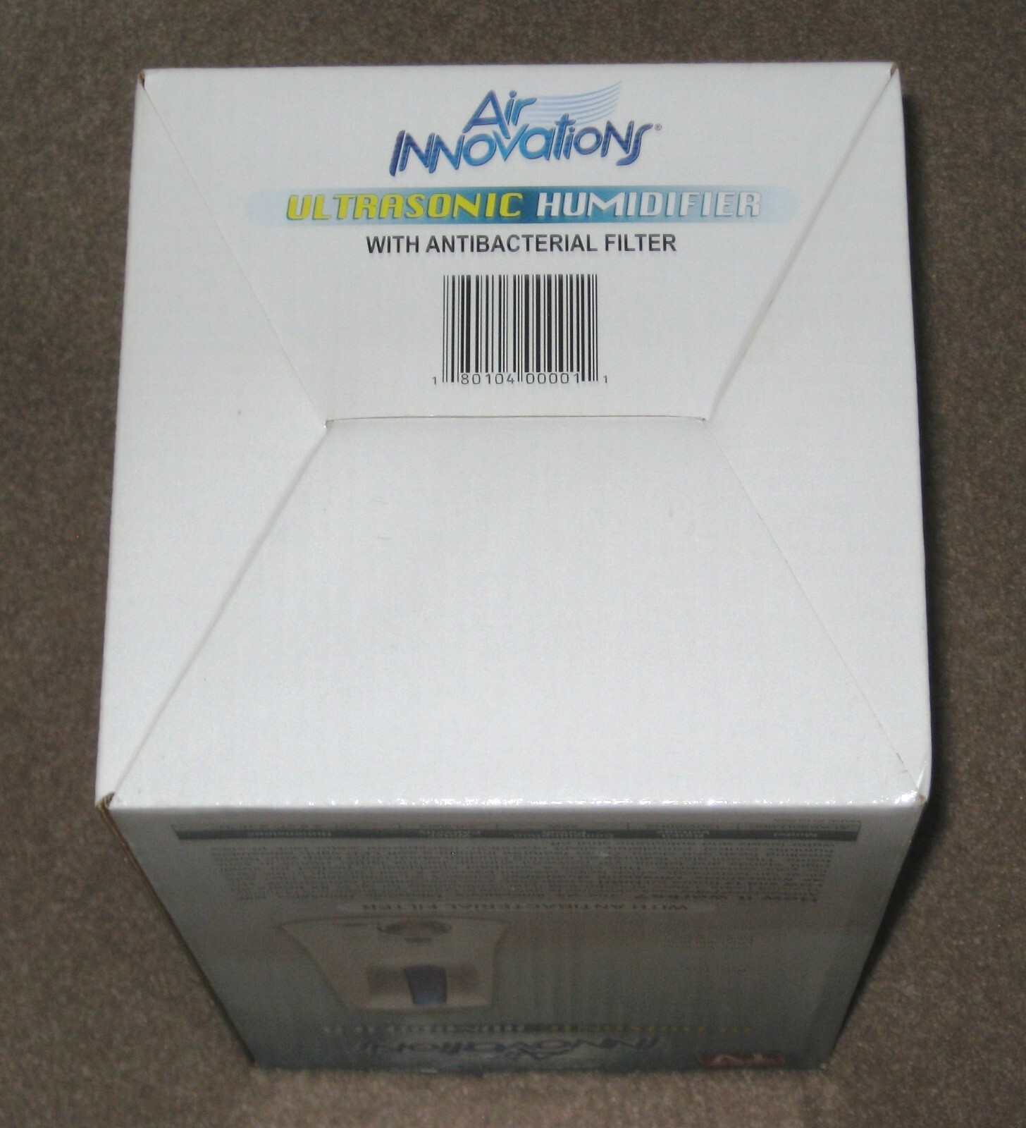 New Air Innovations Ultrasonic Humidifier with Antibacterial Filter 62 Hours