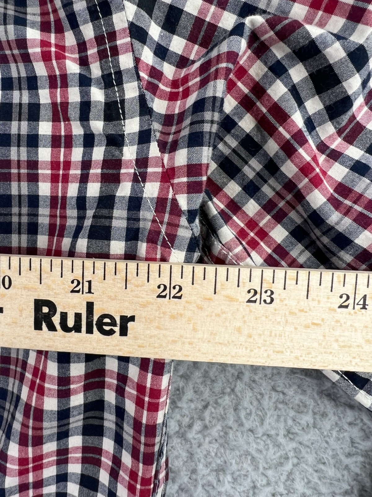 Pendleton Metro Button Down Long Sleeve Shirt Red… - image 9