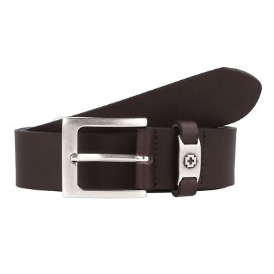 Strellson Gürtel Leder #STR-3330 (dark brown - 115 cm)