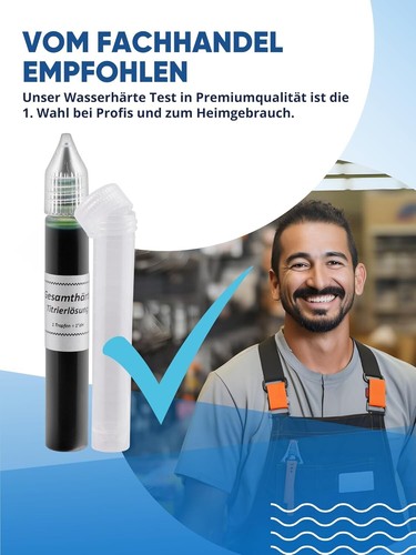 AGUALEVE Wasserhärte Test - Deutsche Grad Härte (°dH) schnell und einfach messen - Bild 8 von 9