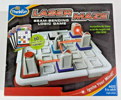 NEW Open Box Think Fun LASER MAZE Logic Brain Game STEM Toy Boys Girls Ages 8+