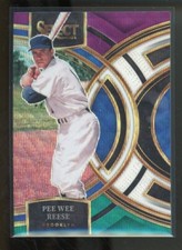 2024 Panini Select PEE WEE REESE #12 Premier Tri-Color Prizm SP Brooklyn Dodgers