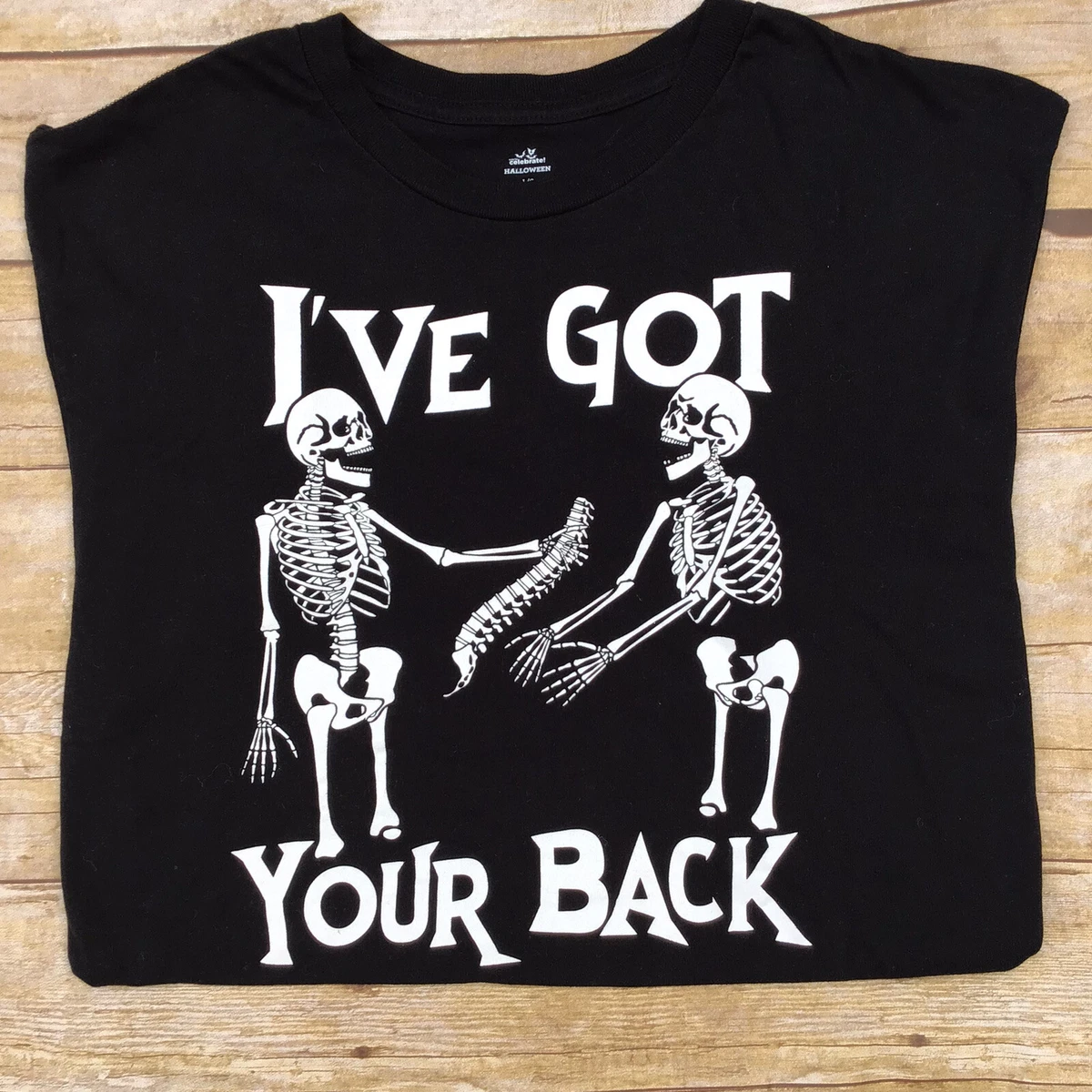 black skeleton shirt