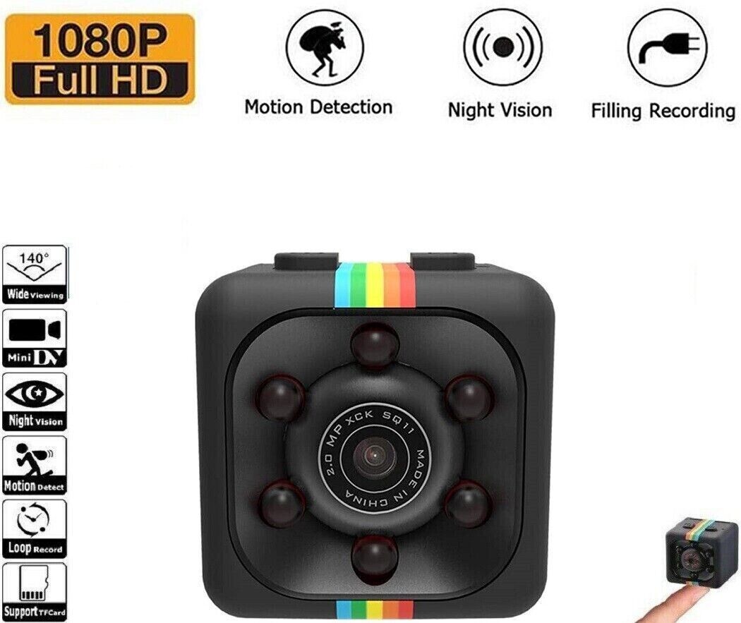Mini Spy Camera Wireless Wifi IP Home Security Hidden DVR Night Vision HD 1080P