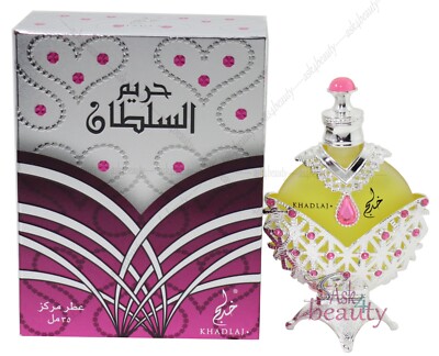 Hareem Sultan Silver By Khadlaj Concentrated Parfum Oil 35ml/1.4 Unisex New Box