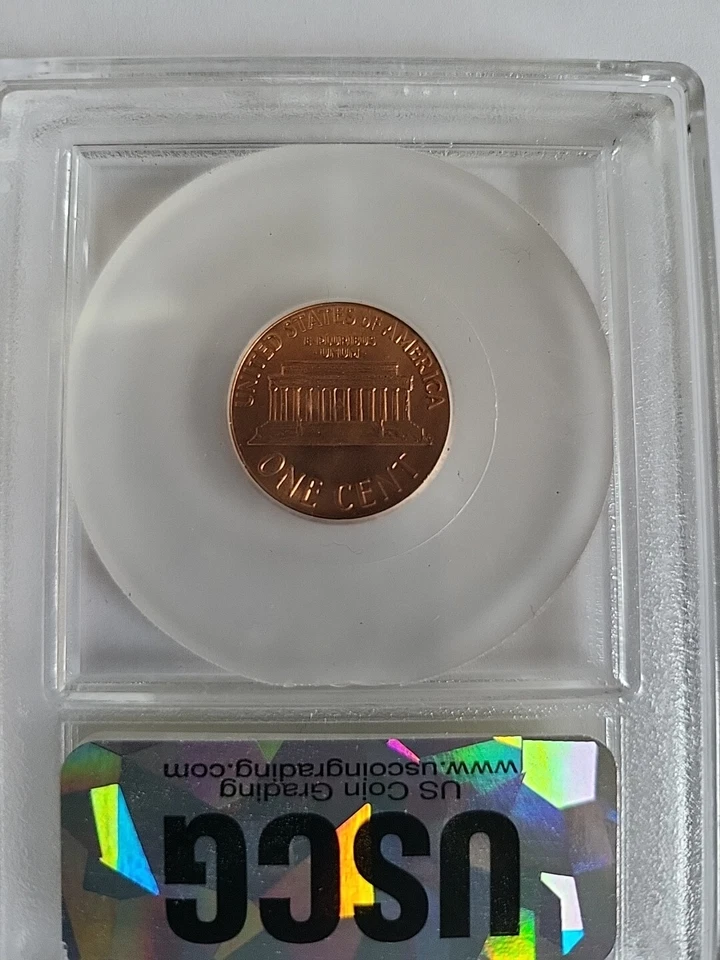 1959 D Lincoln Memorial Cent MS67 RED NGC - Image 2 of 2