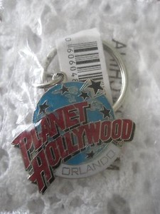 Key Chain Planet Hollywood Orlando Vintage In Plastic Wrapping