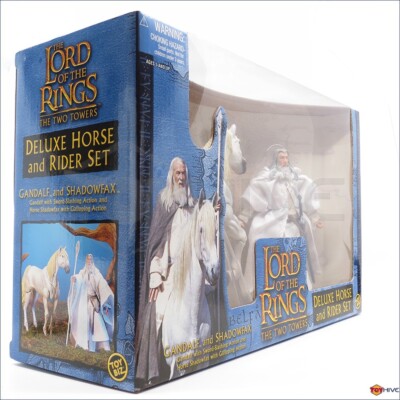 Lord of the Rings Two Towers Gandalf and Shadowfax deluxe horse
