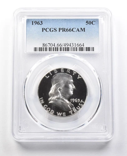 1963 Franklin Half Dollar PR66 CAM PCGS *3140