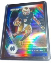 U70 2021 Panini Prizm Draft Picks Will Fuller V  Red White & Blue Prizm #58