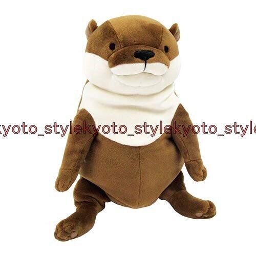 Shinada global MOKW-0230B Mochi Otter Marrone Peluche M Bambola 92591JP Import - Foto 2 di 5
