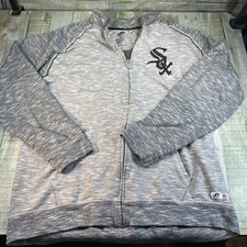 Dynasty Chicago White Sox Heather Gray Jacket, Size XL