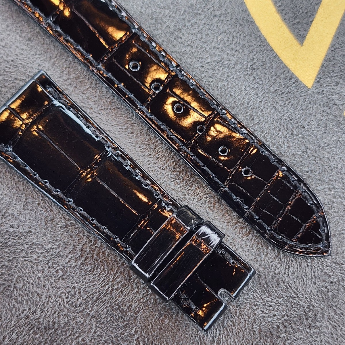 Patek Philippe レザーベルト ブラック　クロコ 楽天市場】パテックフィリップ PATEK PHILIPPE 腕時計パーツ