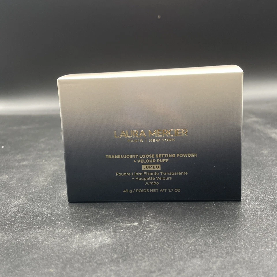 Laura Mercier JUMBO Translucent Loose Setting Powder Velour Puff Set 1.7 oz - Image 3 of 4