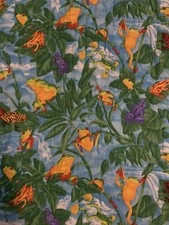 Handmade Child  s Quilt For Crib Or Used As Throw Whimsical Tree Frog Design