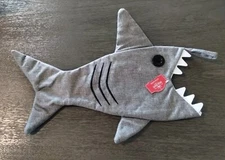 19" Shark Christmas Stocking, Holiday Time Gray Jaws 