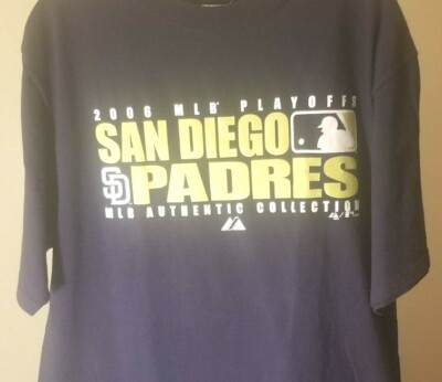 San Diego Padres MLB Majestic Blue 2006 MLB Playoffs Team Logo