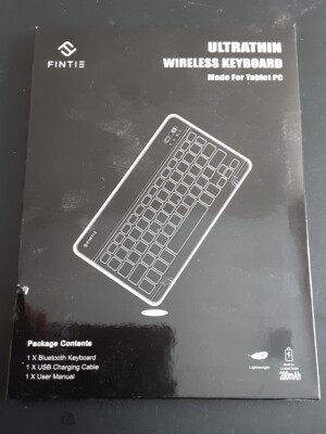 Fin Keyboard Fintie Ultrathin Wireless Keyboard for Android Tablet EB00042 10inch | eBay