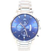Herrenuhr RöTting Design Blaues Ziffernblatt Chrono-Look Datumsanzeige Neu