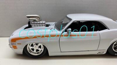 JADA BTM 1969 CHEVY CAMARO 1:24 WHITE WITH BLOWER | eBay