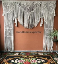Macrame Extra Large Wall Curtain Handmade Backdrop Wedding Arch Hanging Bohemian