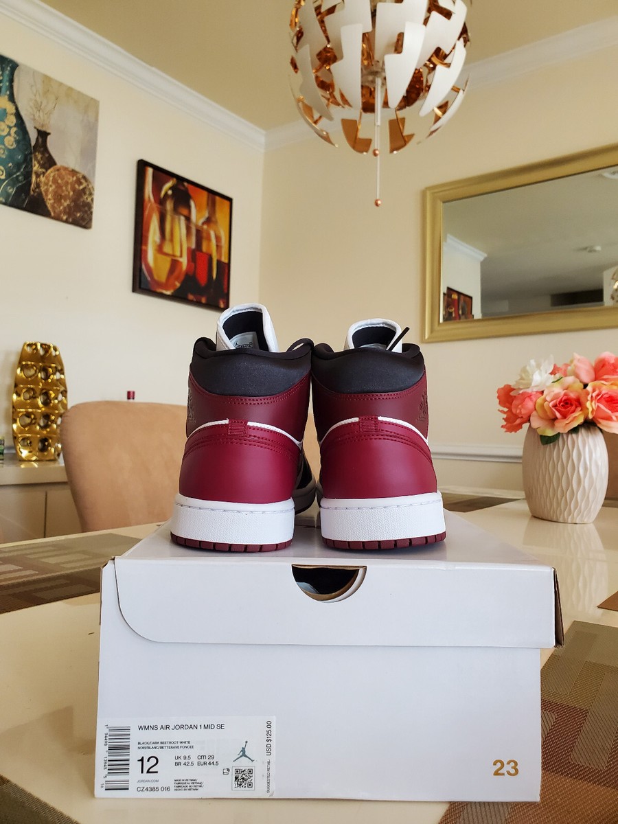 Nike Air Jordan 1 Mid Chicago Bred High Low CZ4385-016 Women sz 12