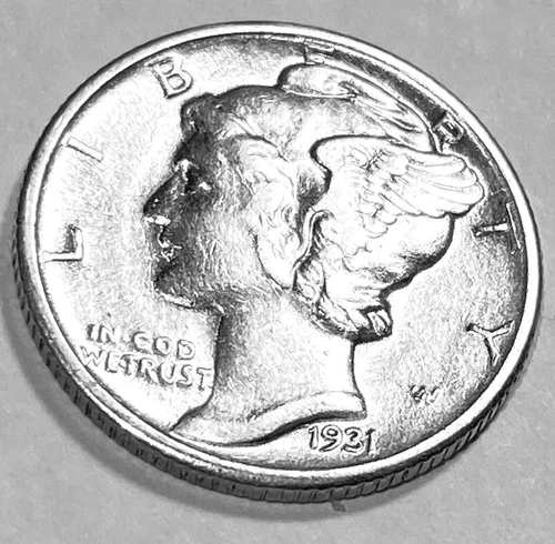 1931 Mercury Dime Free Shipping Choice Bu +