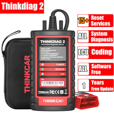 2026 THINKDIAG 2 Car OBD2 Scanner All System Bidirectional CANFD Diagnostic Tool